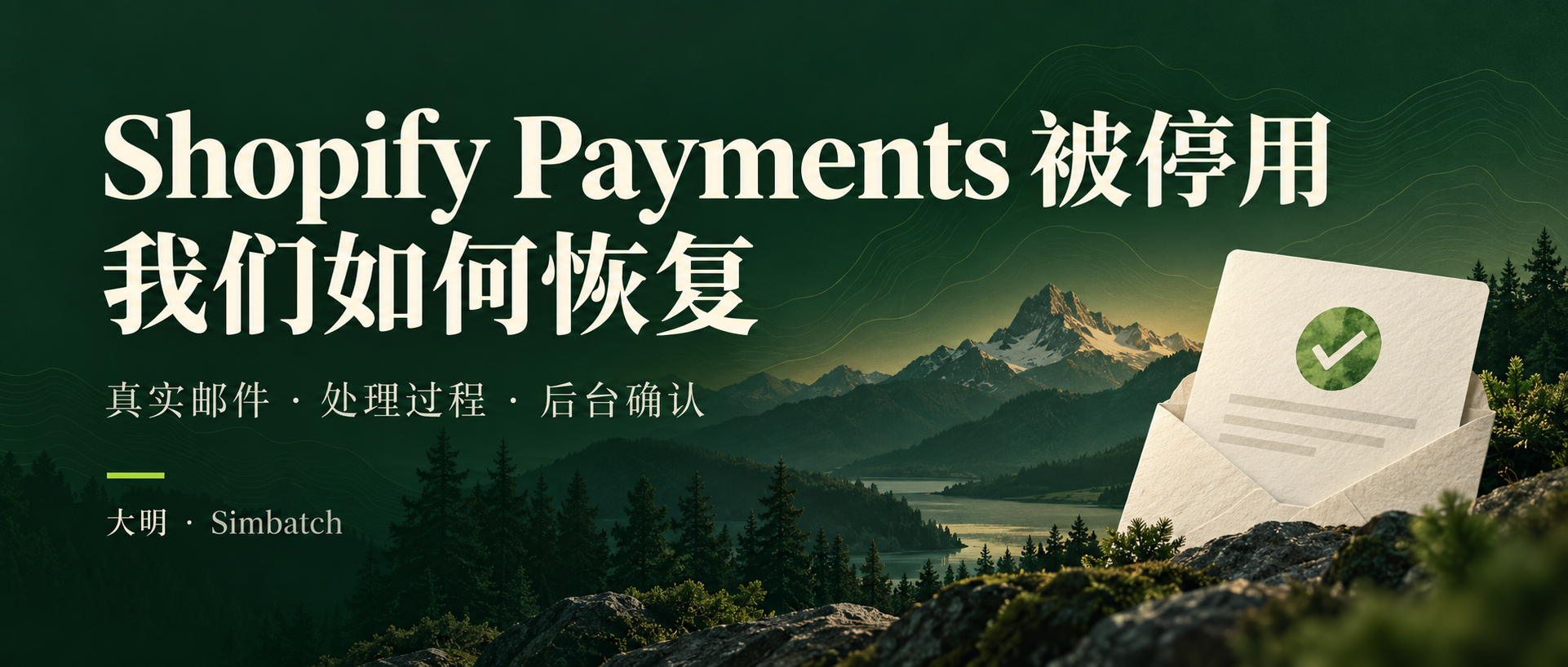 Shopify Payments 被停用后怎么恢复?一次户外独立站的真实处理记录